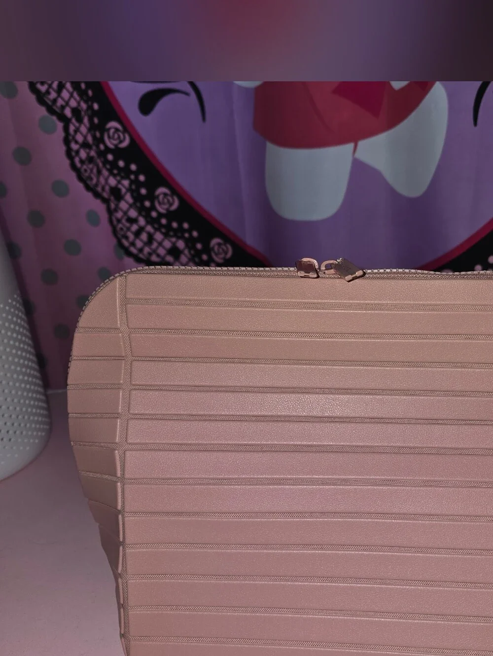 Parallelle Large Traveller Makeup Bag – Blush Pink – Like New